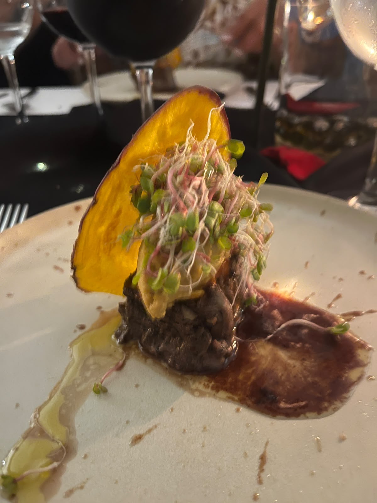 Plato gourmet Crescencia Lodge